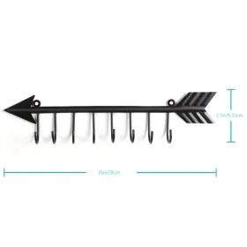 CIFbuy Modern Bow Arrow Wall Hooks Space Saving Entryway Coat Rack Hat Hanger For Hallway Bedroom Organization(TikTok, Temu Pick-up Service) (Option: defaulttitle)
