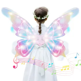 Printed Film Electric Wings + Solid Color Film Electric Wings (Option: Colorful)