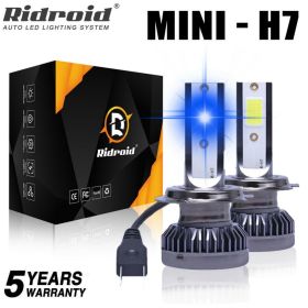 Pair H7 LED Headlight Bulb Kit High Low Beam 8000K Super Blue 26000LM Light Bulb (Option: W11978164)