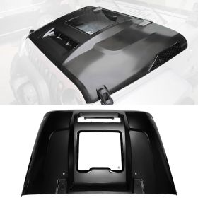 Replacement Hood Vented Heat Dispersion For 2007-2018 Wrangler (Option: Black)