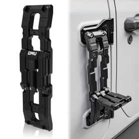 Door Hinge Step For 2007-2025 Wrangler & 2020-2025 Gladiator (Option: Black)